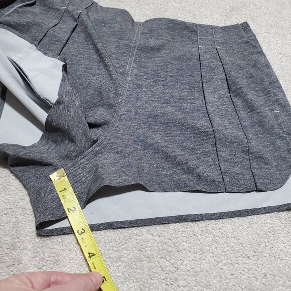 LULULEMON &go Endeavor Shorts 2" Swift Ultra Pleated Heathered Grey Women's 8 - Picture 14 of 15
